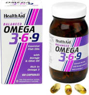 Health Aid Balanced Omega 3 6 9 Ιχθυέλαιο 60 μαλακές κάψουλες
