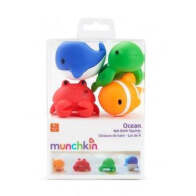 Munchkin Ocean Bath Squirts Μπουγελόφατσες για 9+ Μηνών 4τμχ