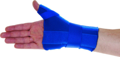 Adco Νάρθηκας Αριστερού Καρπού με Αντίχειρα Neoprene σε Μπλε Χρώμα X-Large