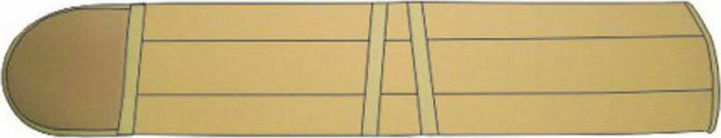 Adco Ελαστική Ζώνη Μέσης "De Seze" με Μπανέλες Ύψους 20cm σε Μπεζ χρώμα Large