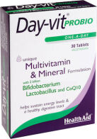 Health Aid Day-Vit Probio Probiotics & CoQ10 Προβιοτικά 30 ταμπλέτες