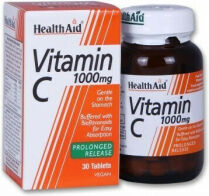 Health Aid Vitamin C Bioflavonoids 30 tabs Βιταμίνη για Ενέργεια & Ανοσοποιητικό 1000mg 30 ταμπλέτες