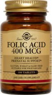 Solgar Folacin Folic Acid 400μg Συμπλήρωμα Διατροφής Φολικού Οξέος για την Υποστήριξη μια Καλής Εγκυμοσύνης 100tabs