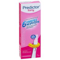 Predictor Early 1τμχ Τεστ Εγκυμοσύνης 6 Ημέρες Νωρίτερα