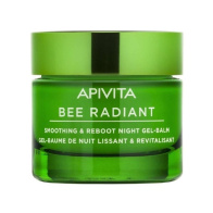 Apivita Bee Radiant White Peony & Patented Propolis Ενυδατικό & Αντιγηραντικό Balm Προσώπου Νυκτός με Υαλουρονικό Οξύ 50ml