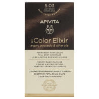 Apivita My Color Elixir 5.03 Light Brown Natural Gold | Μόνιμη Βαφή Μαλλιών 5.03 Καστανό Ανοιχτό Φυσικό Μελί