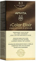 Apivita My Color Elixir Βαφή Μαλλιών 8.3 Ξανθό Aνοιχτό Xρυσό 1 τεμάχιο