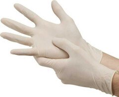 Animex Sterile Χειρουργικά Γάντια Λάτεξ Με Πούδρα σε Λευκό Χρώμα Small Μέγεθος 2τμχ