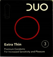 Duo Προφυλακτικά Extra Thin 3τμχ