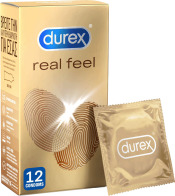 Durex Προφυλακτικά Real Feel 56mm 12τμχ