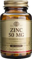 Solgar Zinc 50mg Συμπλήρωμα Διατροφής Ψευδαργύρου Για Τόνωση Του Ανοσοποιητικού & Της Αναπαραγωγικής Υγείας 100 ταμπλέτες