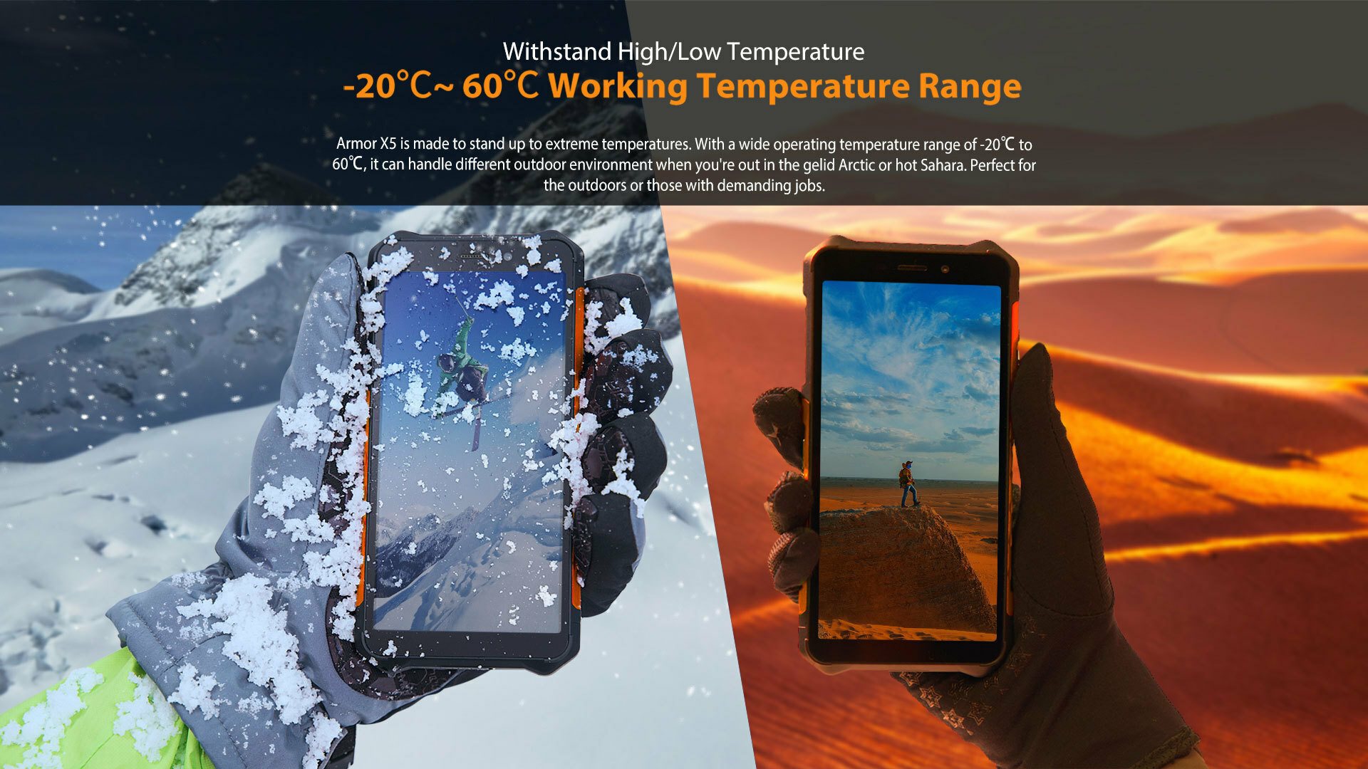 Αδιάλειπτη λειτουργία σε ακραίες θερμοκρασίες