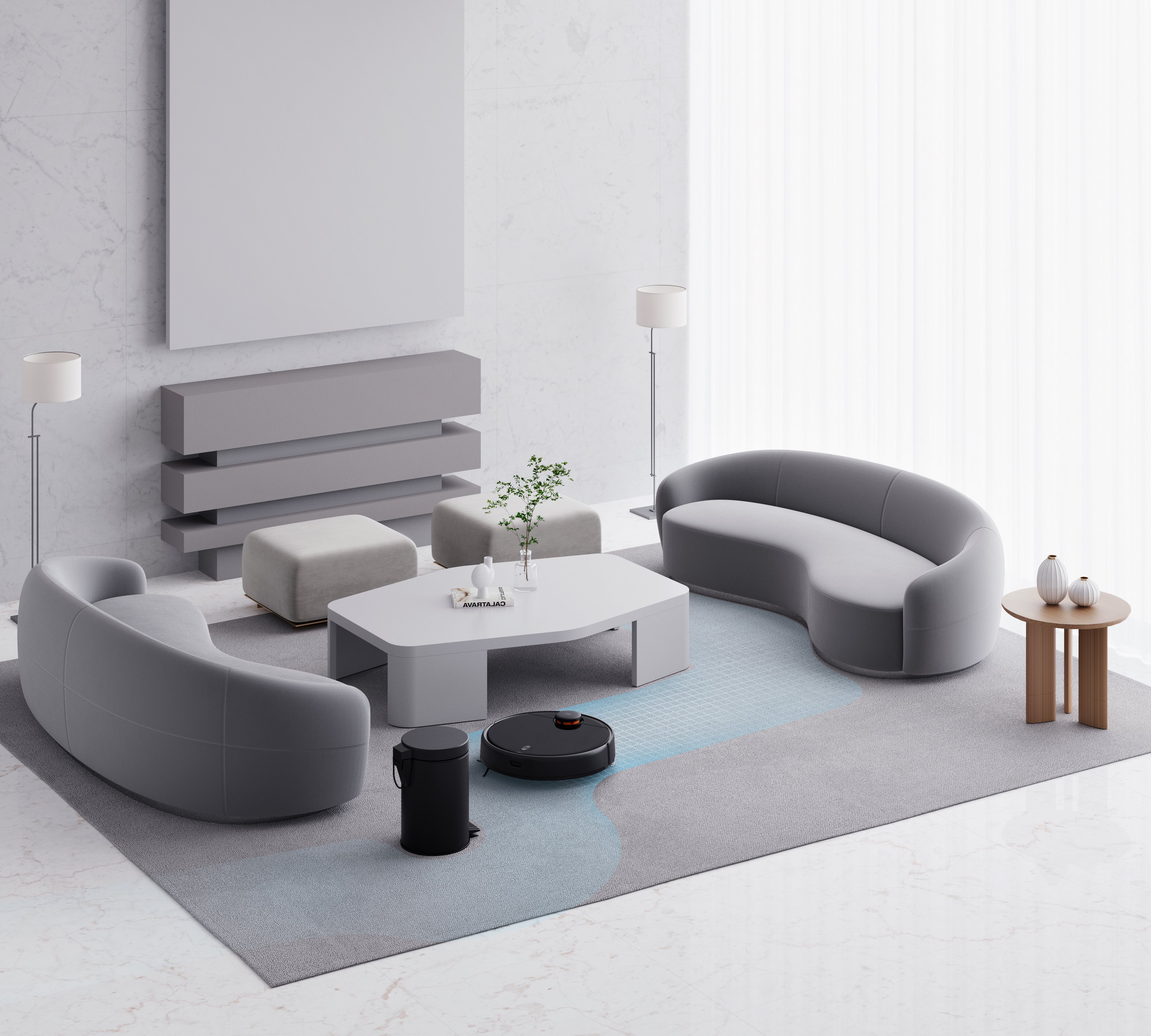 Η προηγμένη σχεδίαση διαδρομής σφουγγαρίσματος καλύπτει γωνίες και κρυφές παγίδες σκόνης