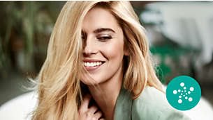 Περιποίηση με λειτουργία ιόντων για λεία, λαμπερά μαλλιά που δεν φριζάρουν