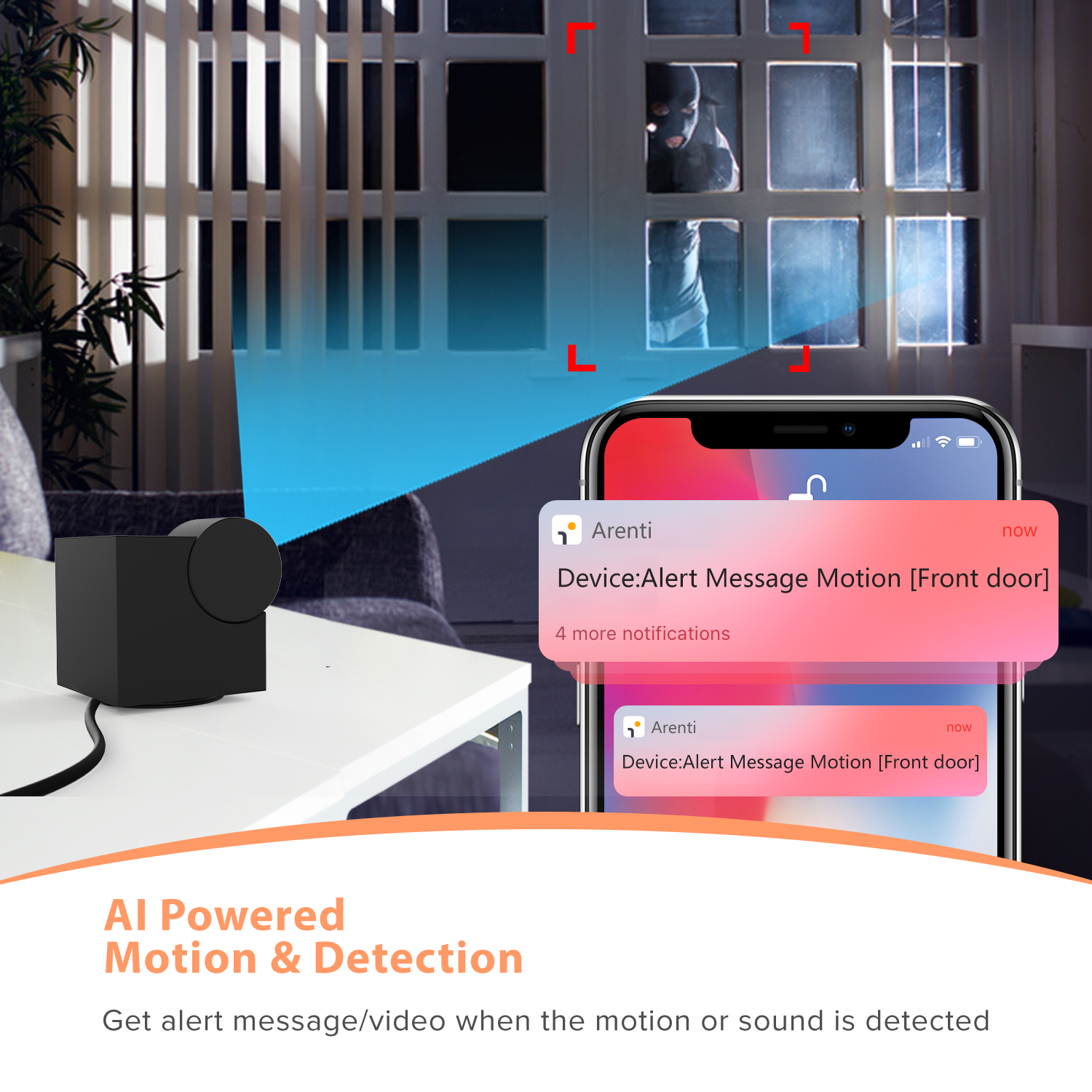 Εντοπισμός κίνησης και ήχου μέσω AI 