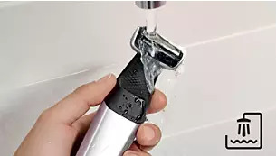 Χρησιμοποιήστε για υγρό ή στεγνό ξύρισμα