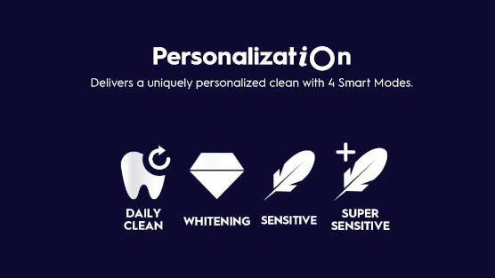 Αποτελεσματικό βούρτσισμα με 4 διαφορετικά προγράμματα