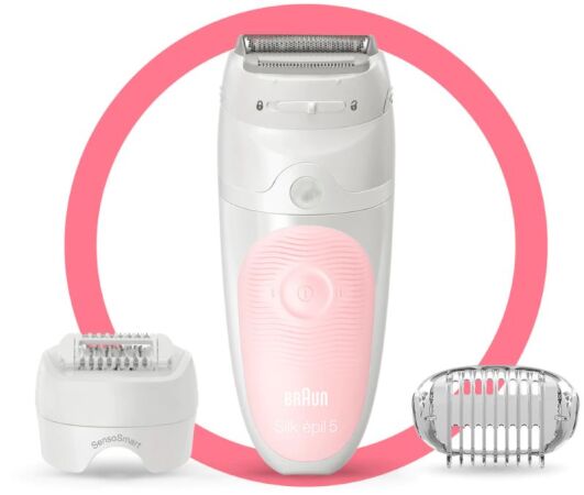 BRAUN Silk Epil 5 SES 5-620 Flamingo Pink