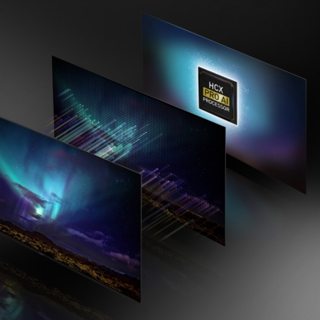 OLED & επεξεργαστής HCX Pro AI για πραγματικά βαθύ μαύρο