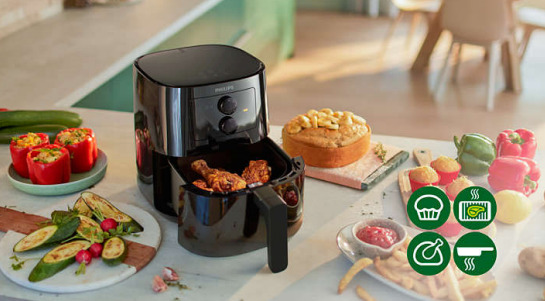 Ψήσιμο αρτοποιημάτων, γκριλ, ψήσιμο στο φούρνο ή ζέσταμα.