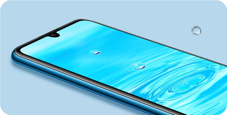 Οθόνη 6.15" με notch σταγόνα