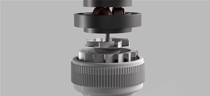 Ελαφρύς κινητήρας χωρίς ψήκτρες με ταχύτητα έως 80.000 rpm