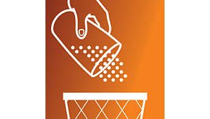 Δοχείο σκόνης που αδειάζει εύκολα