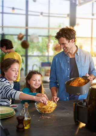 Τηγάνισμα. Ψήσιμο αρτοποιημάτων. Γκριλ. Ψήσιμο. Ακόμα και αναθέρμανση.
