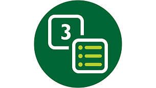 Προκαθορισμένο πρόγραμμα για ανάμειξη smoothie σε κενό αέρος