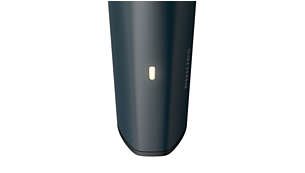 Οι λυχνίες υποδεικνύουν πότε η μπαταρία είναι χαμηλή, άδεια, πλήρης ή σε κατάσταση φόρτισης