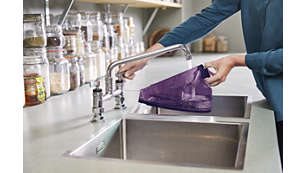 Μεγάλη αποσπώμενη δεξαμενή νερού για εύκολο γέμισμα