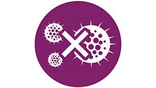 Η συνεχής παροχή ατμού απομακρύνει τις οσμές και σκοτώνει το 99,9% των βακτηρίων