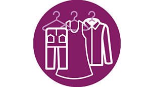 Ασφαλές για όλα τα υφάσματα που σιδερώνονται