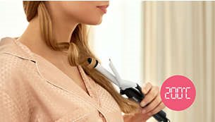 Υψηλή θερμοκρασία 200°C για τέλειο αποτέλεσμα