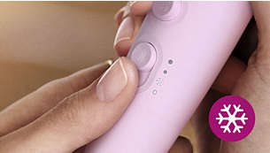 Ρύθμιση κρύου αέρα για να ολοκληρώνετε το χτένισμά σας