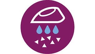 Λειτουργία Calc Clean για αποφυγή συγκέντρωσης αλάτων.