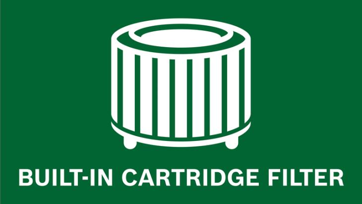 Υγρή και στεγνή αναρρόφηση με ένα φίλτρο