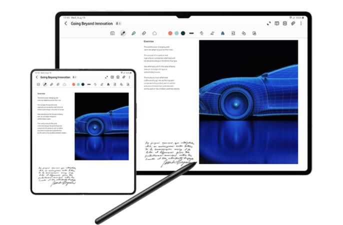 Ζωντανή συνεργασία στο Samsung Notes