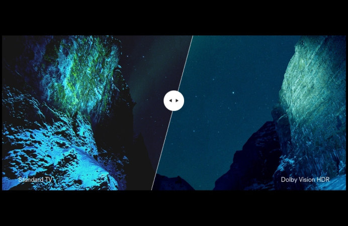 Dolby Vision HDR για δραματική αντίθεση