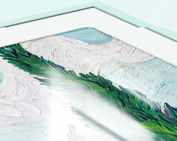 Ματ προβολή σαν καμβάς