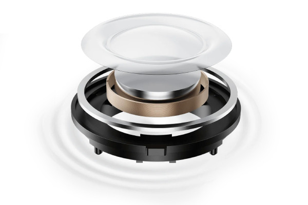 Εξαιρετικά μεγάλος οδηγός με διάφραγμα τιτανίου