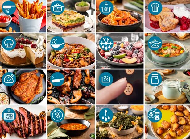 16 λειτουργίες μαγειρέματος