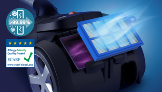 Φίλτρο HEPA και πιστοποίηση ECARF
