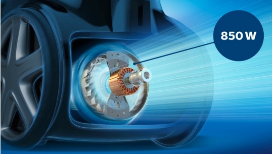 Μοτέρ 850W για απίστευτη δύναμη