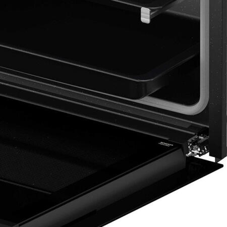 Διπλή Μαύρη Γυάλινη Πόρτα