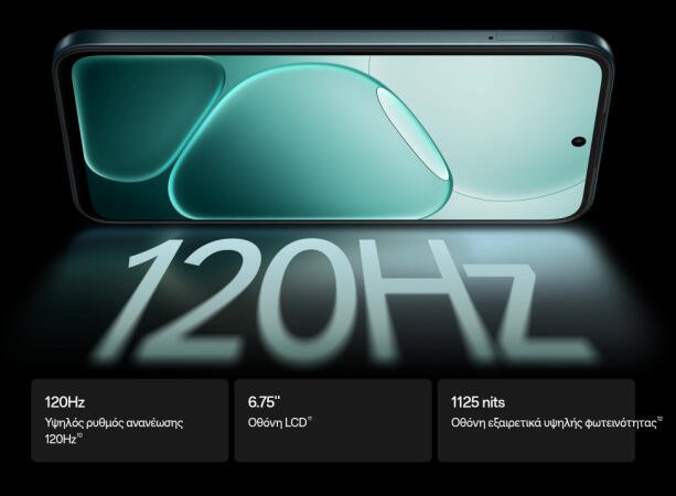 Φωτεινή Οθόνη 120Hz και Λειτουργία GloveTouch