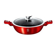 Berlinger Haus BH-1264N Αντικολλητική Ρηχή Κατσαρόλα 32cm με Τριπλή Μαρμάρινη Επίστρωση
