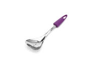 Luigi Ferrero Τρυπητή Κουτάλα από Ανοξείδωτο ατσάλι με Μωβ λαβή, FR-1913