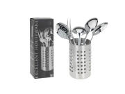 Excellent Houseware Σετ Εργαλεία Κουζίνας 6 τεμ. από Ανοξείδωτο ατσάλι με Βάση