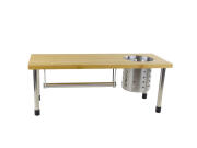 Ράφι Κουζίνας για τακτοποίηση αντικειμένων 55x20x20cm από Ξύλο Μπαμπού (Bamboo), 13078